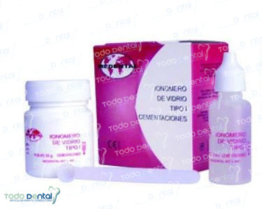 Cemento ionomero de vidrio tipo i 35 gr 20 ml kit