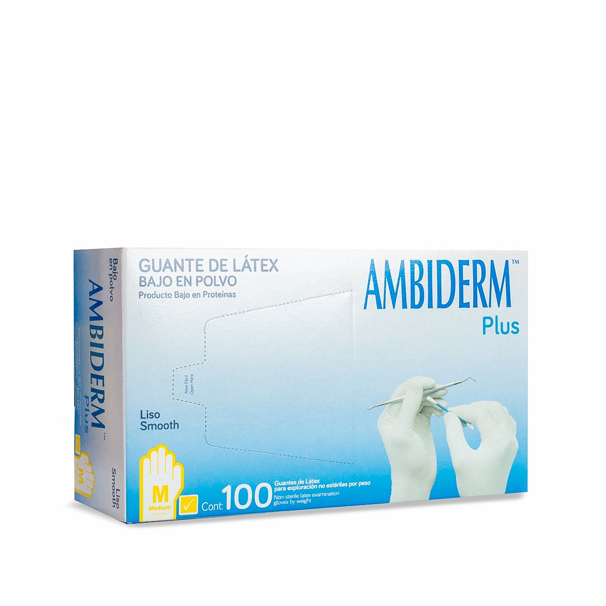 Guantes Ambiderm Latex Plus