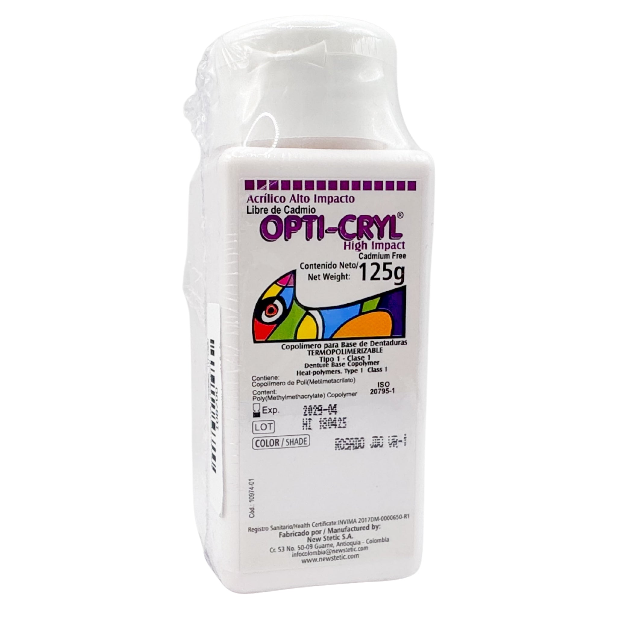 Acrilico alto impact VR-1 x125g opticryl