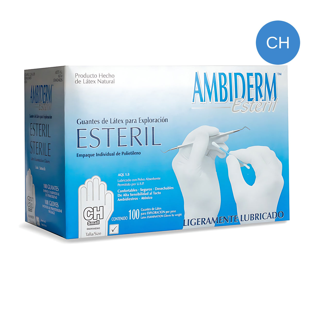 Guante esteril Ambiderm talla CH