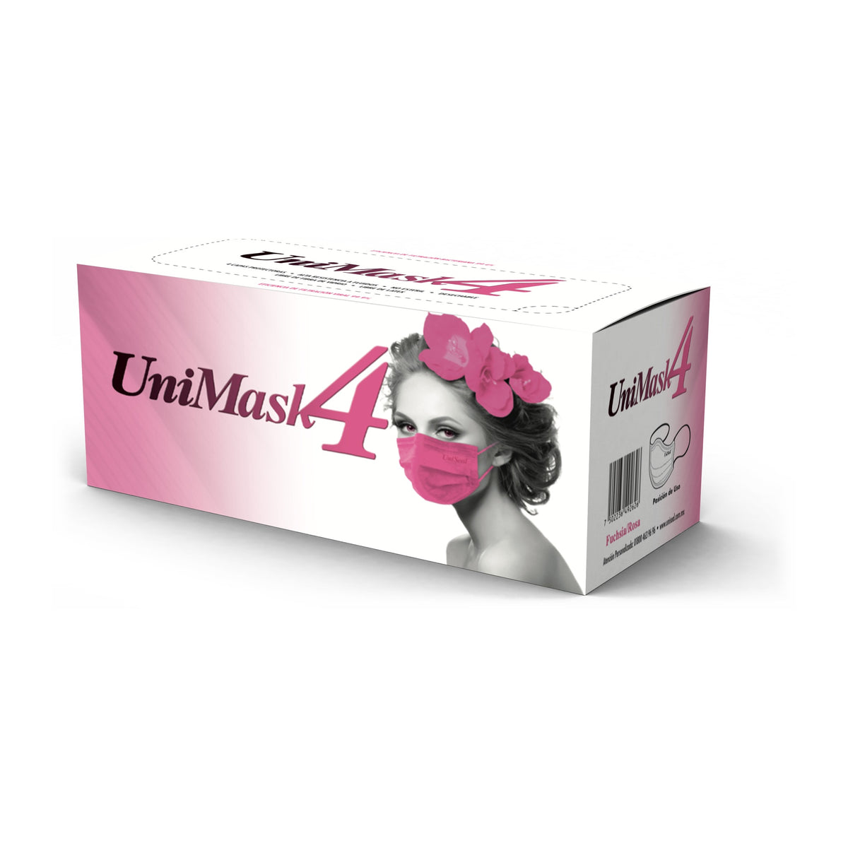 Cubreboca UniMask 4 rosa
