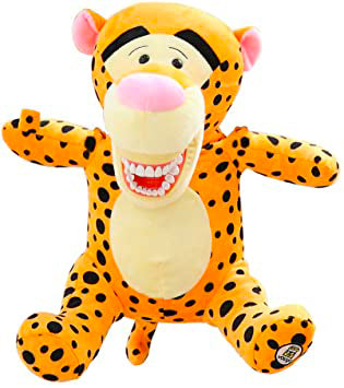 Peluche para enseñanza dental tigre