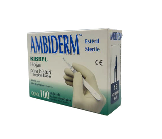 Hoja de bisturi acero inoxidable Ambiderm