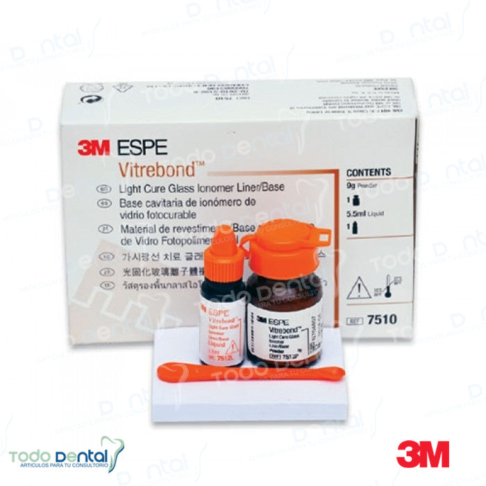 Vitrebond estuche 9grs pol/ 5.5 ml liq.