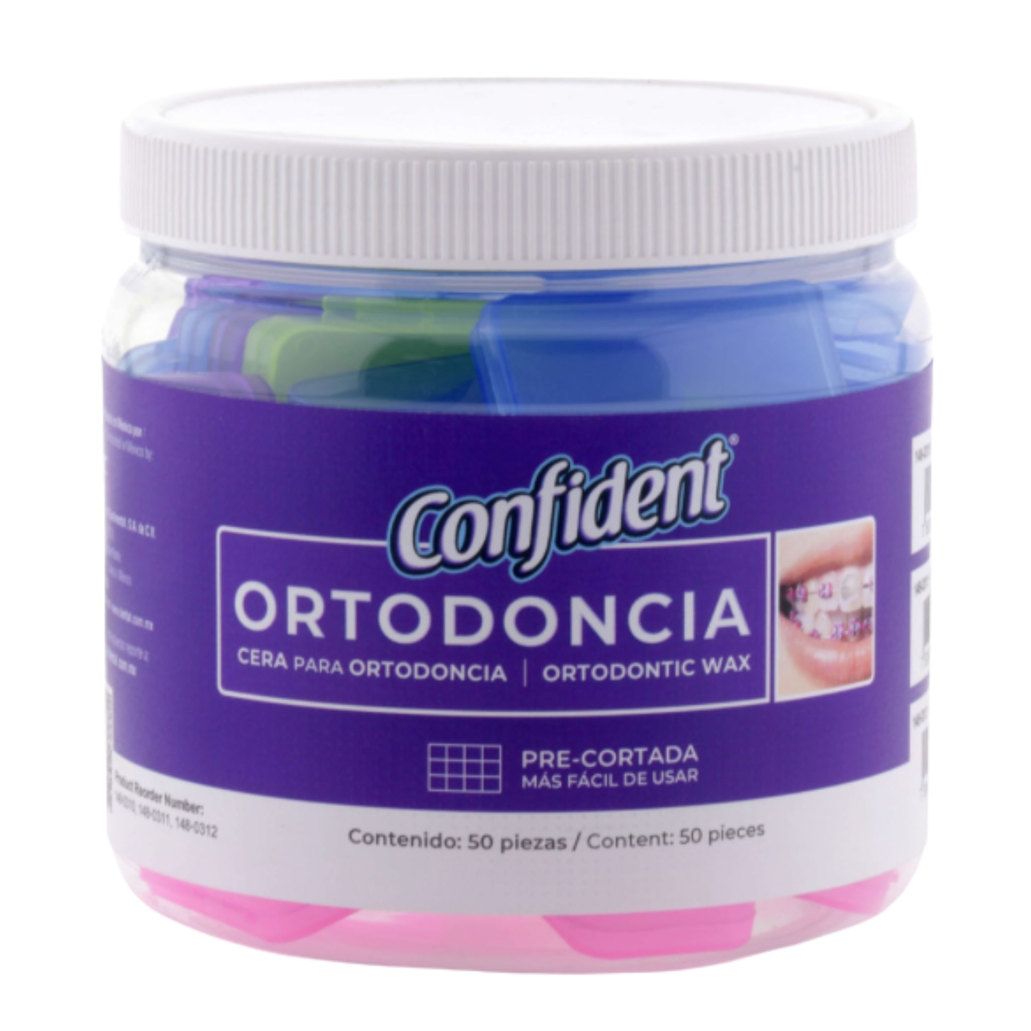 Cera para ortodoncia confident c/50 pzas