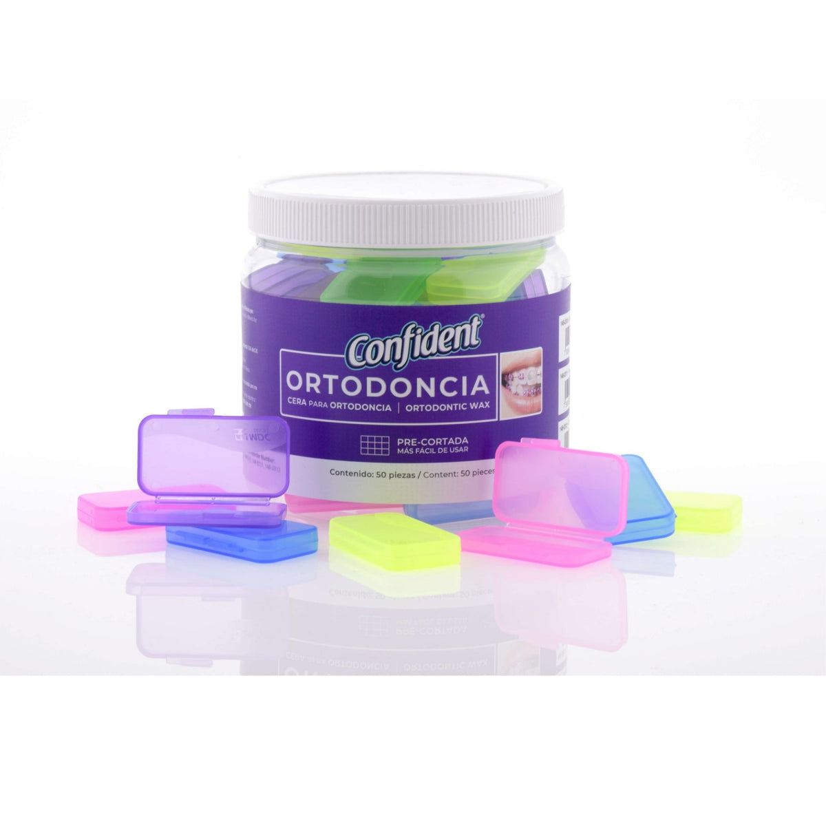 Cera para ortodoncia confident c/50 pzas — 148-0310