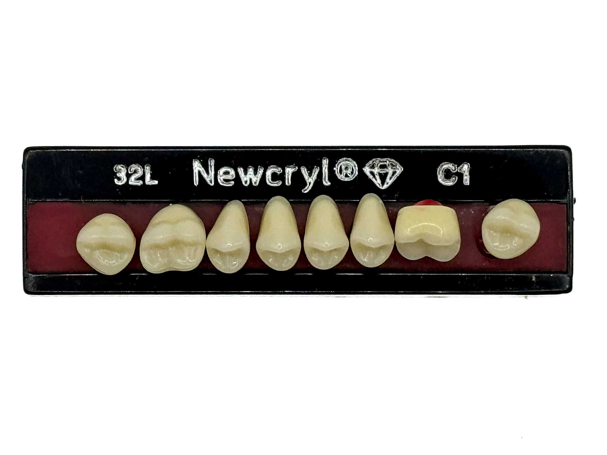 Dientes newcryl x 8 sp 32l col c1