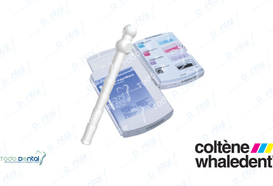 Fiber white, estuche intro con 10 postes y 4 brocas