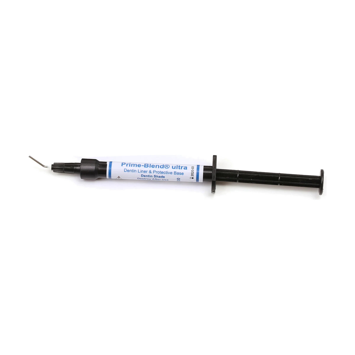 Prime-Blend Ultra, liner y base de hidróxido de calcio, jeringa 2 g – Prime Dental (200-000)