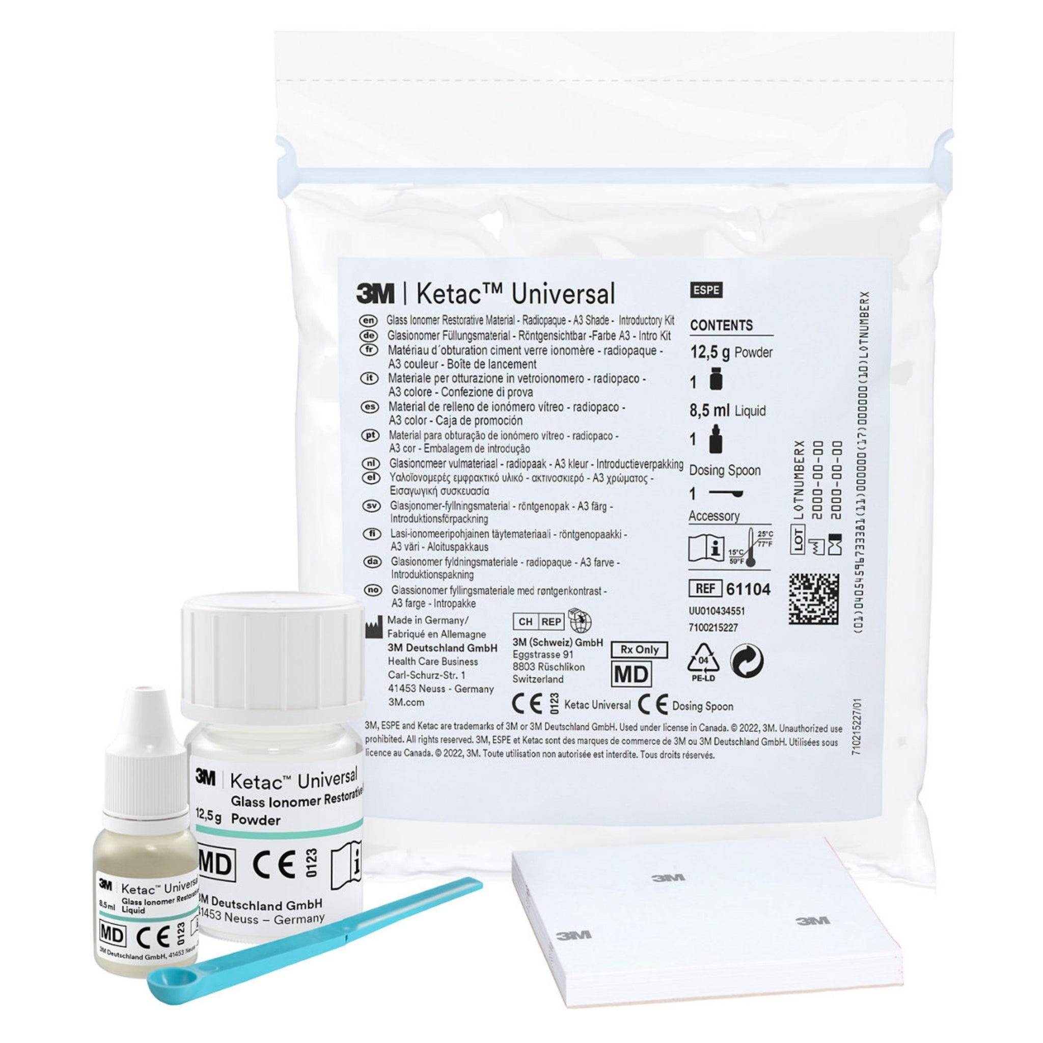 Ketac Universal HM Intro Kit A3 jgo 12.5 gr y 8.5 ml