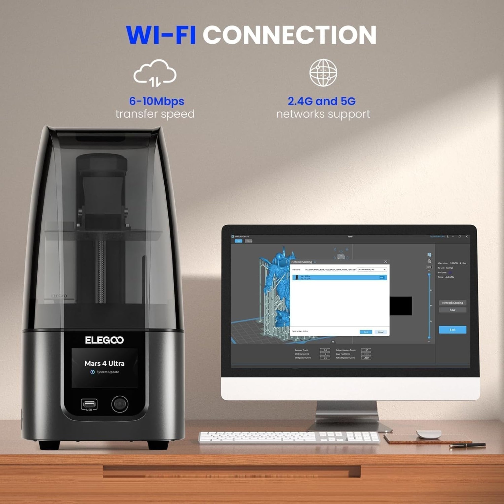 Impresora 3d elegoo mars 4 9k ultra