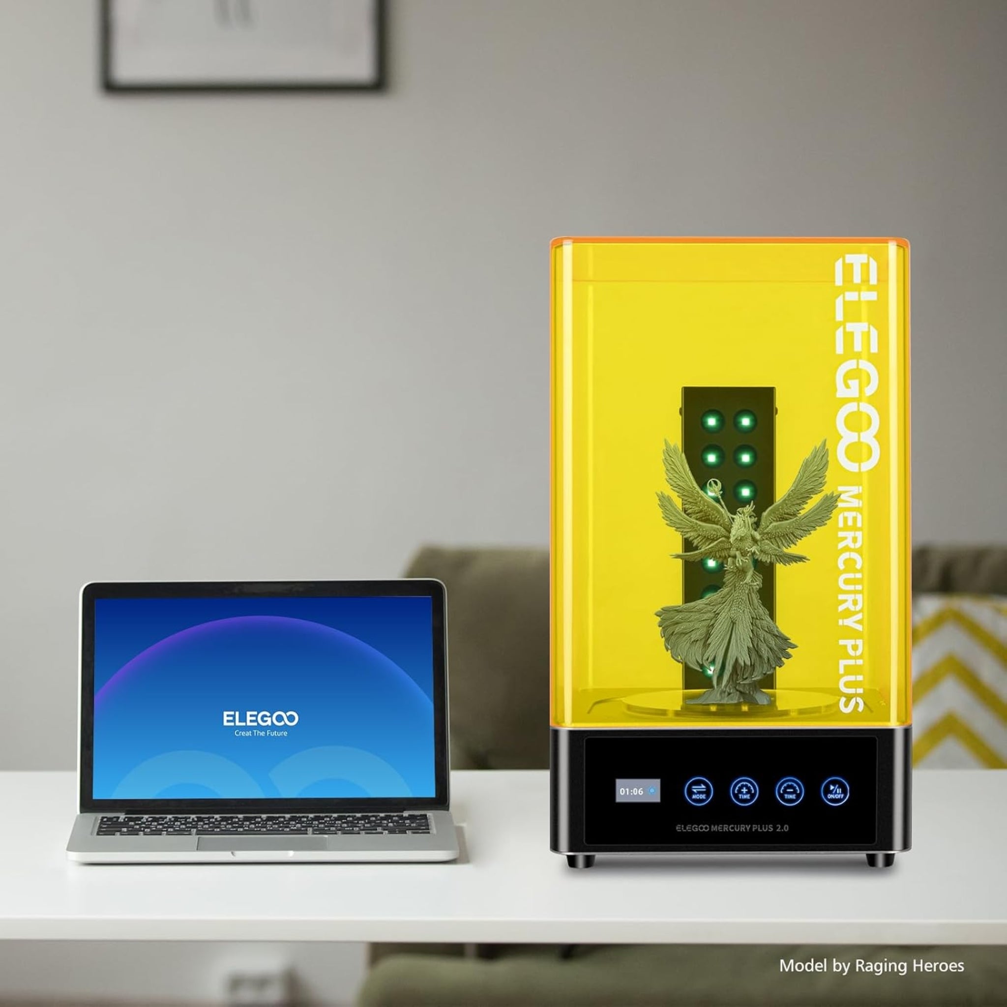 Unidad de curado-lavado mercury plus 2.0