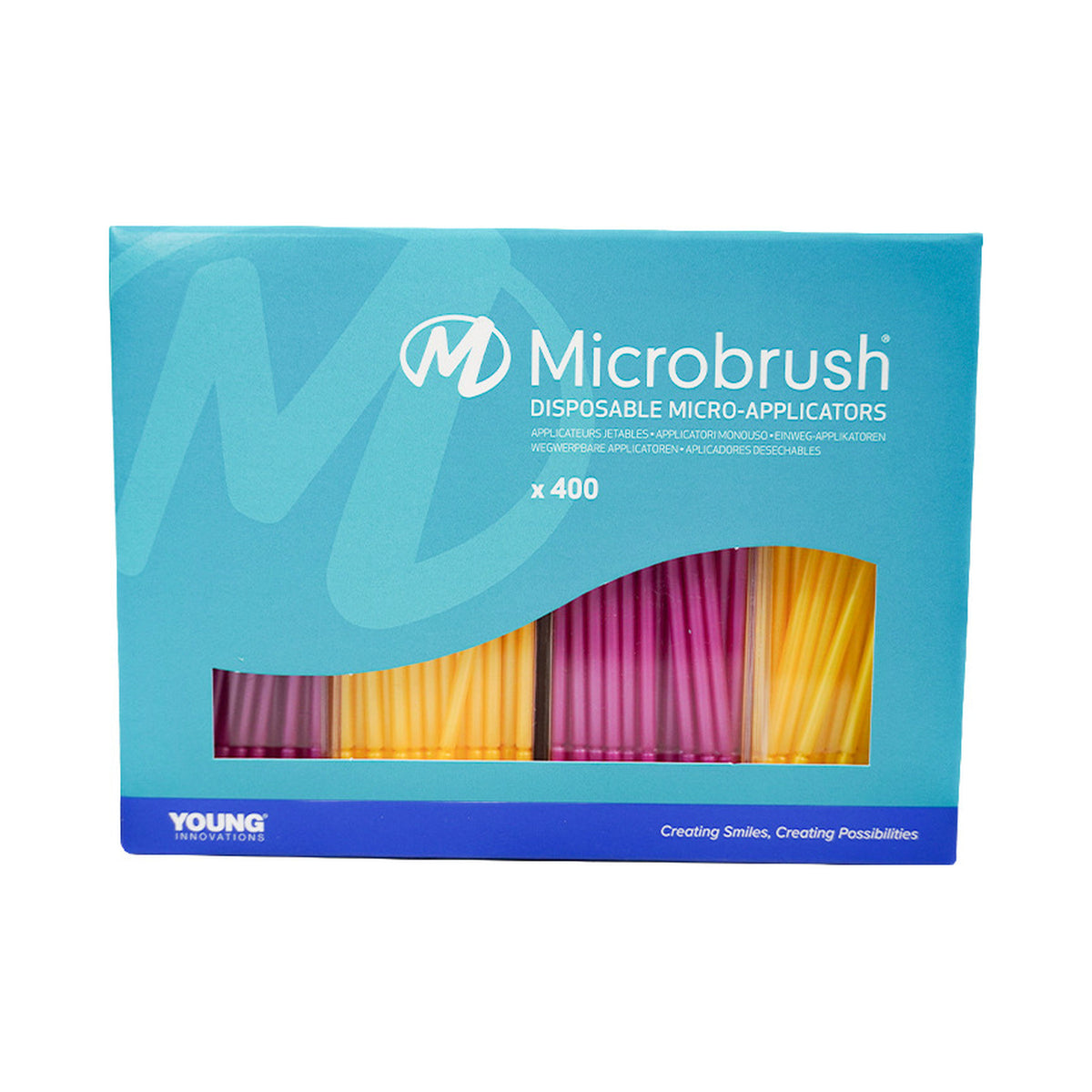 Rep microbrush c/400 cep - Fino (2777-VM)