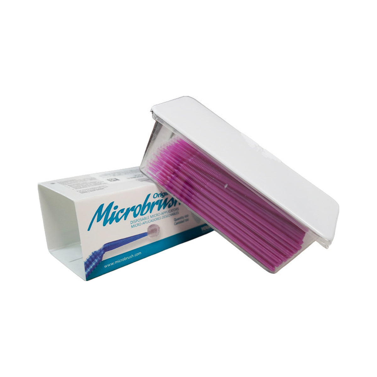 Aplicadores Microbrush - Fino / Rosa (2783-VM)
