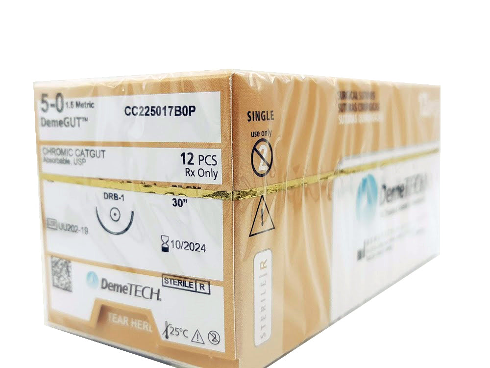 Sutura catgut crómico