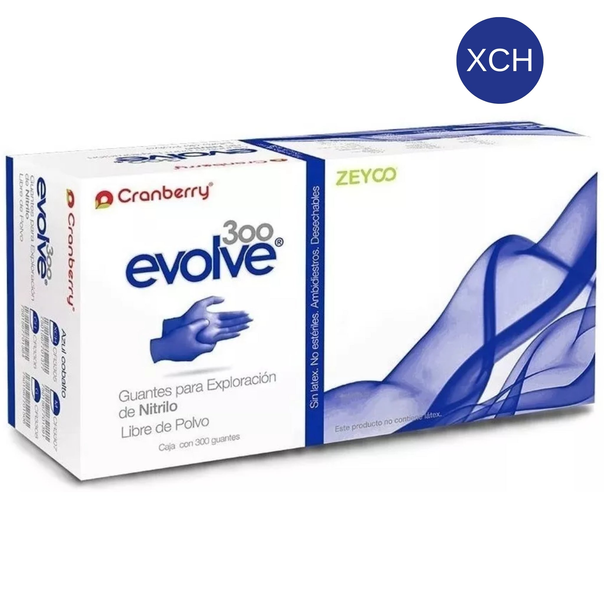 Evolve - guante nitrilo c/300