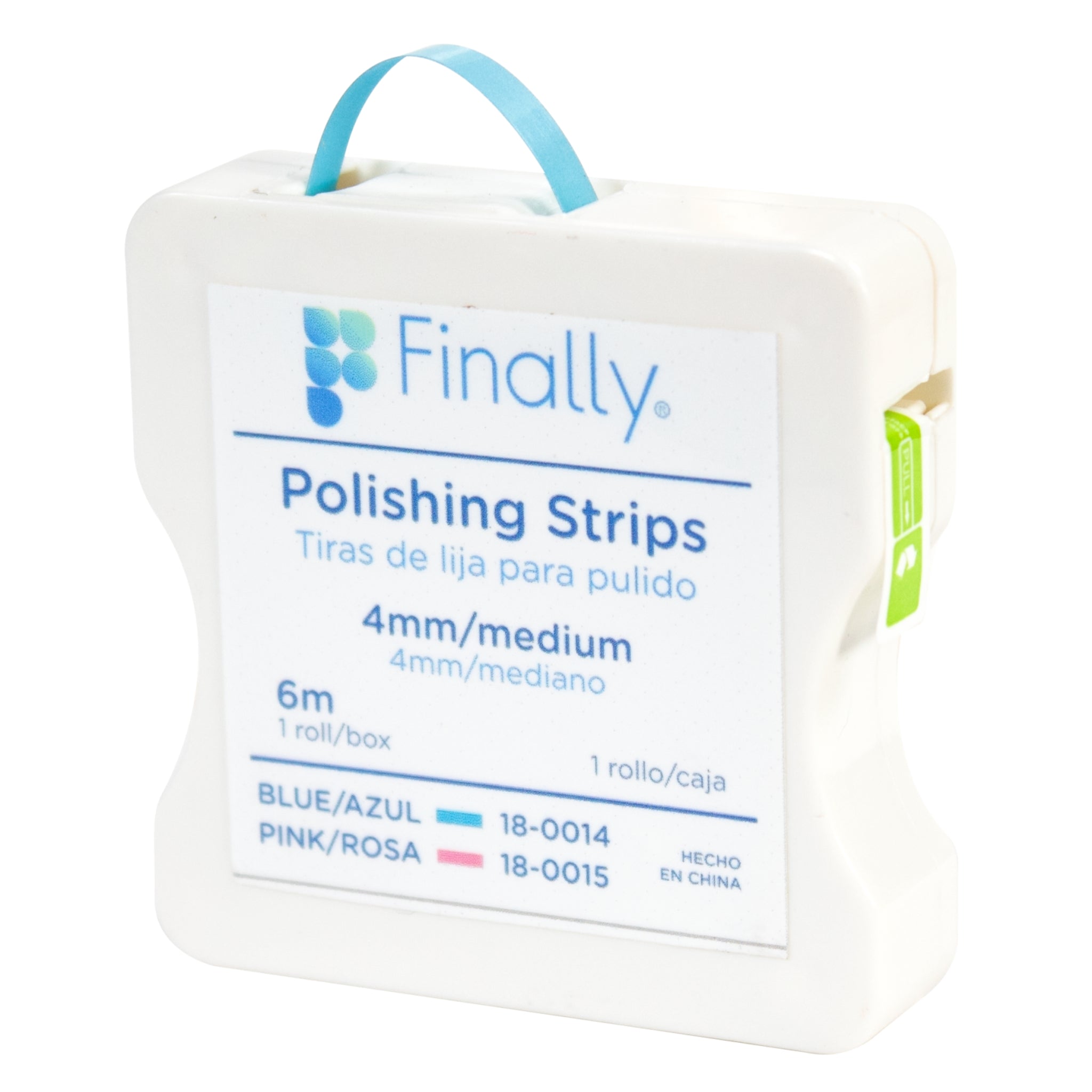 Polishing strips fino, c/6 mts (azul)