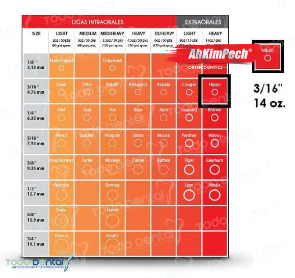 Liga hippo 14 oz. 3/16