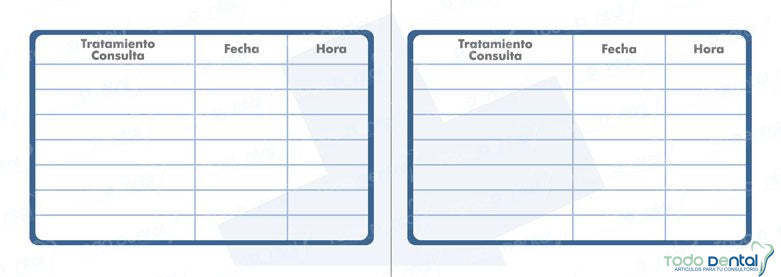 Carnet para dentista