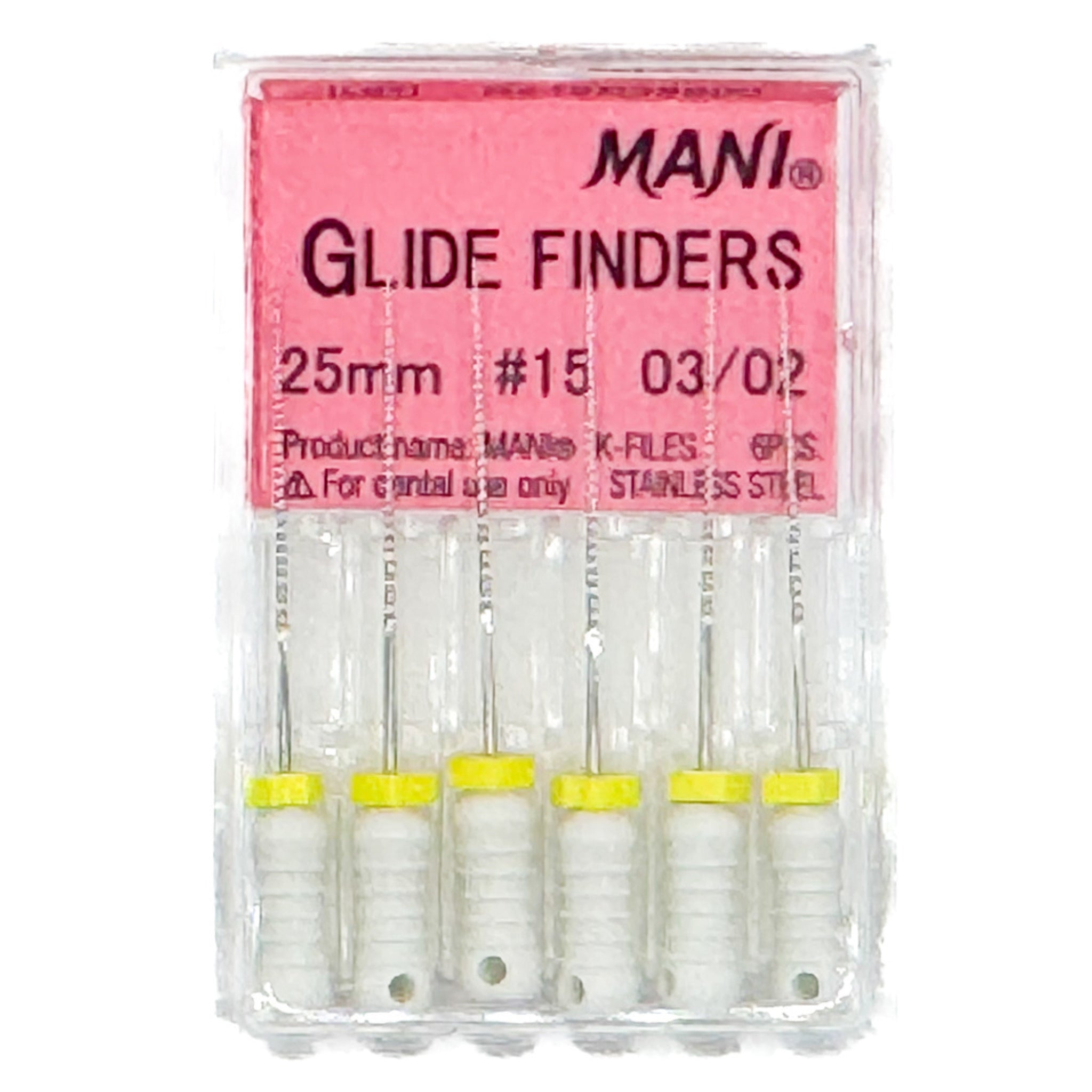 Mani glide finders 25 mm tamaño 15 c/6