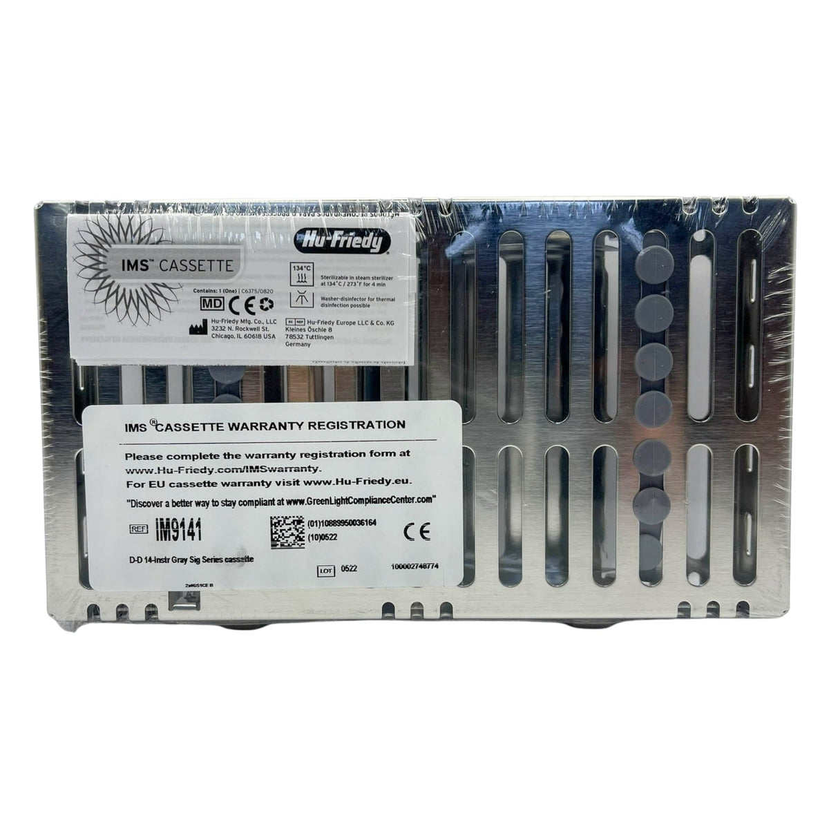 Cassette doble 14 instrumentos gris hu-friedy