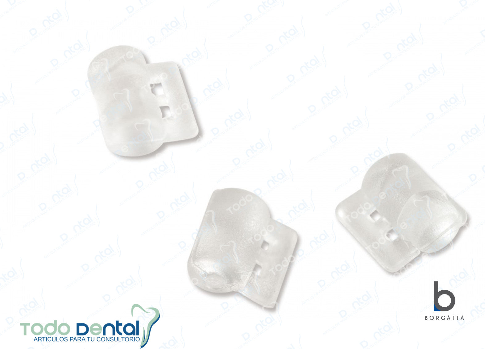 Cuñas de rotacion color transparente 1 pieza