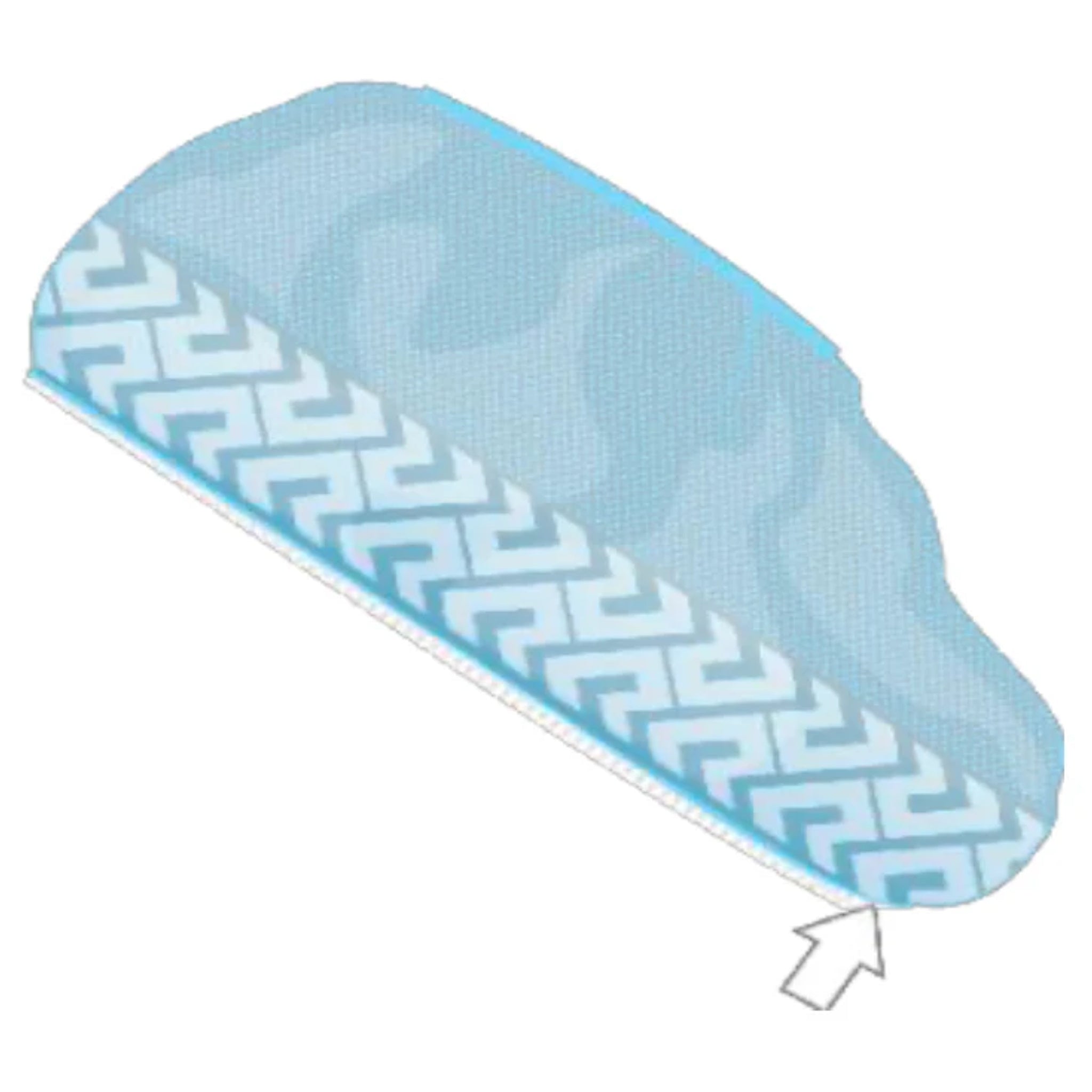 Cubre zapato con antiderrapante pp 38gr bolsa c/100pzas*