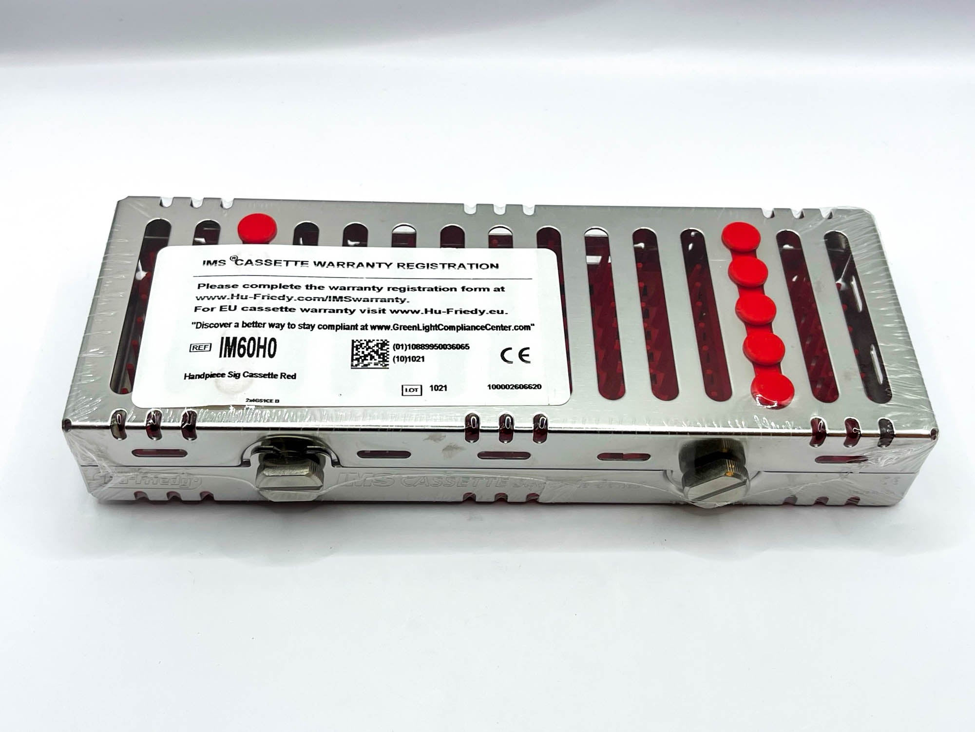 Cassette para pza. de mano rojo hu-friedy