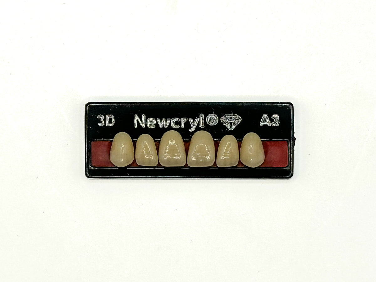 Dientes newcryl superior anterior moldes chicos y medianos
