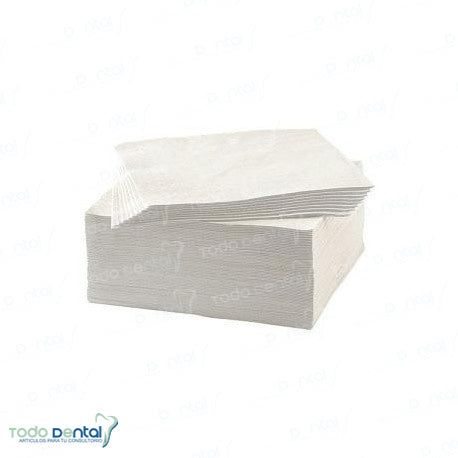 Babero dental 3 capas c/125 pzas