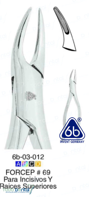 Forcep adulto 69