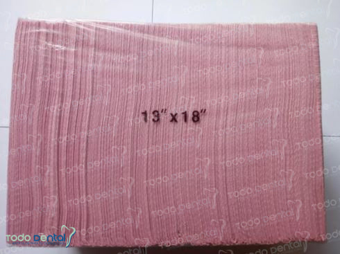 Babero dental 3 capas c/125 pzas