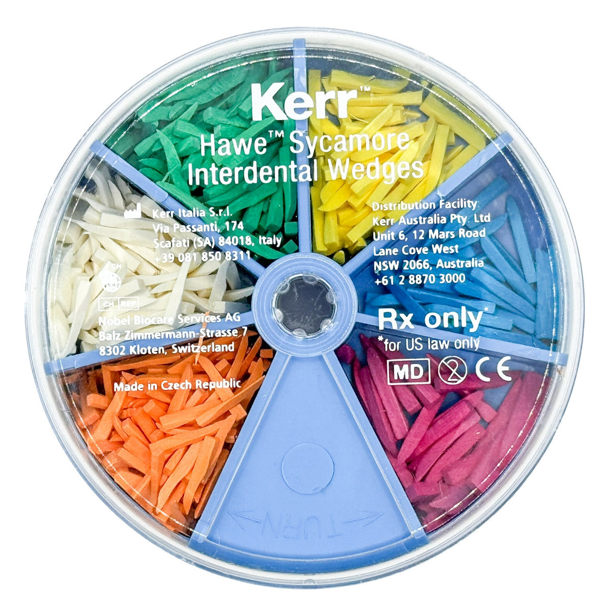 Cuñas de madera surtidas Kerr