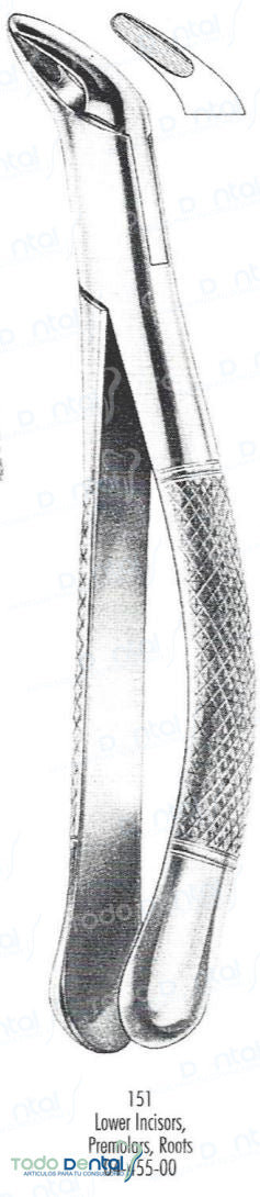 Forcep # 151 anter/canino/premo-inf arain