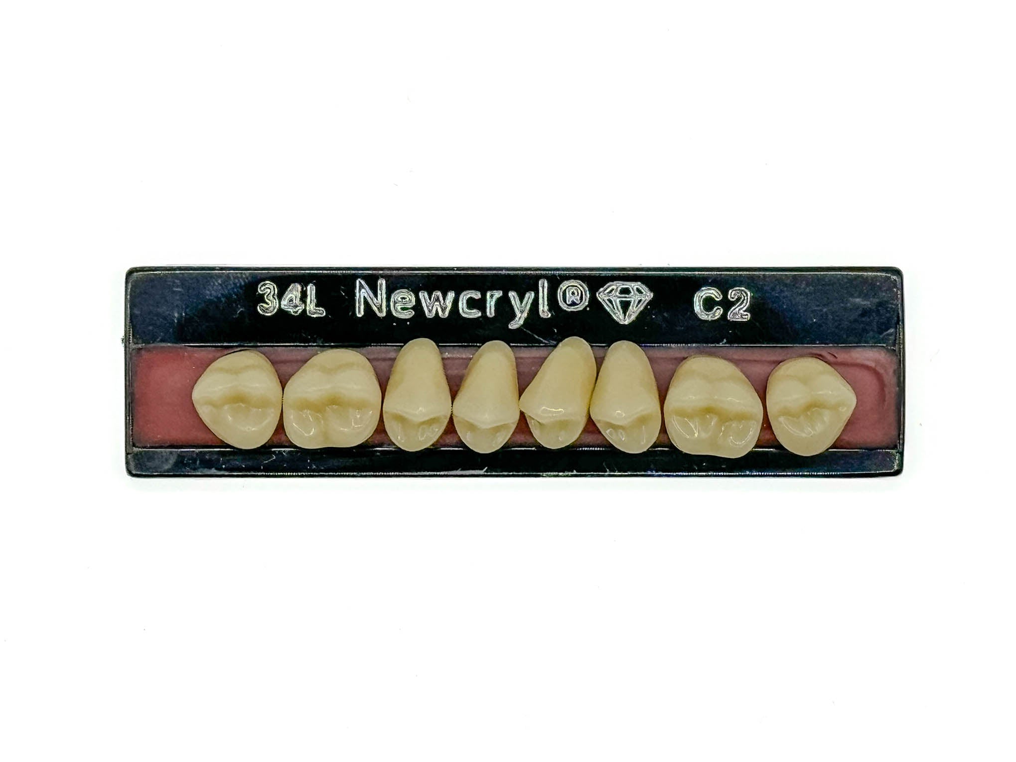Dientes newcryl x 8 sp 34l col c2