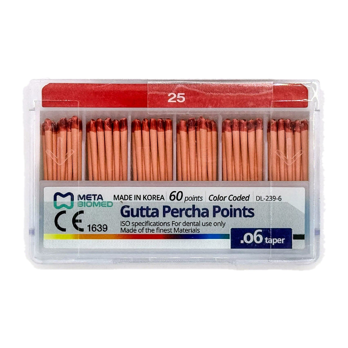 Gutapercha E&Q Plus .06 Meta Biomed