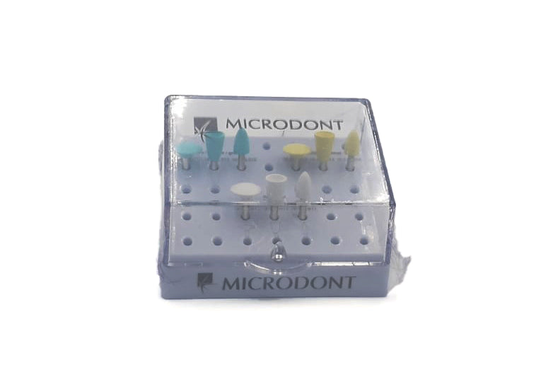 Kit pulido de resina c/9 microdont