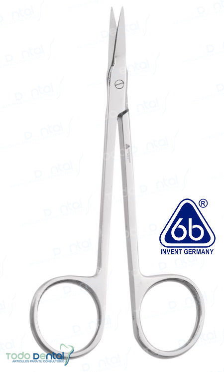 Tijera iris delgada recta 12 cm