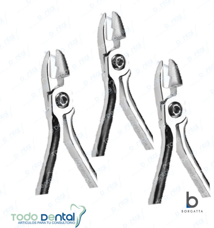 Pinza de corte de ligadura cromada