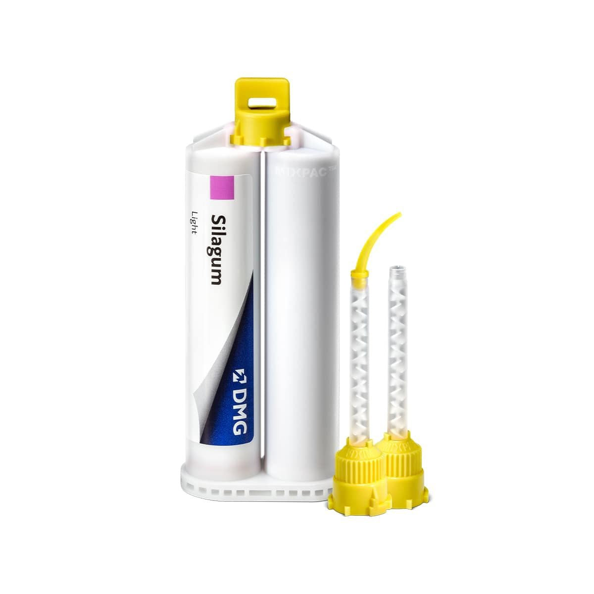 Silagum medium - mat. Impresión mediana en vps 1x50 ml + 12 puntas mezcladoras y 12 intraorales