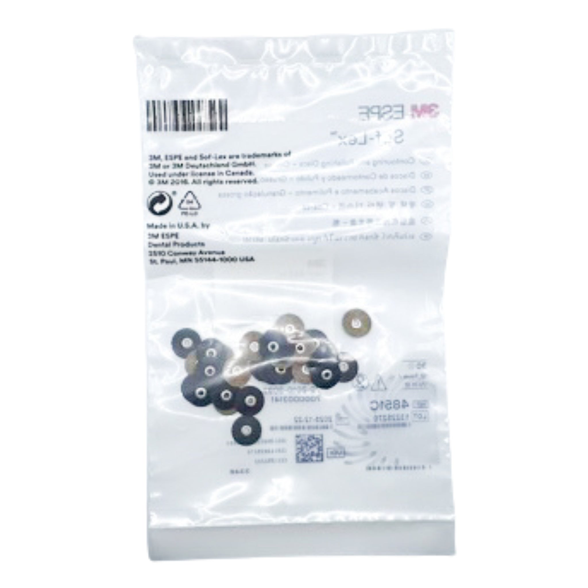 Discos de contorneado y pulido sof-lex 1/2 Grueso 30/bolsa (4851C)