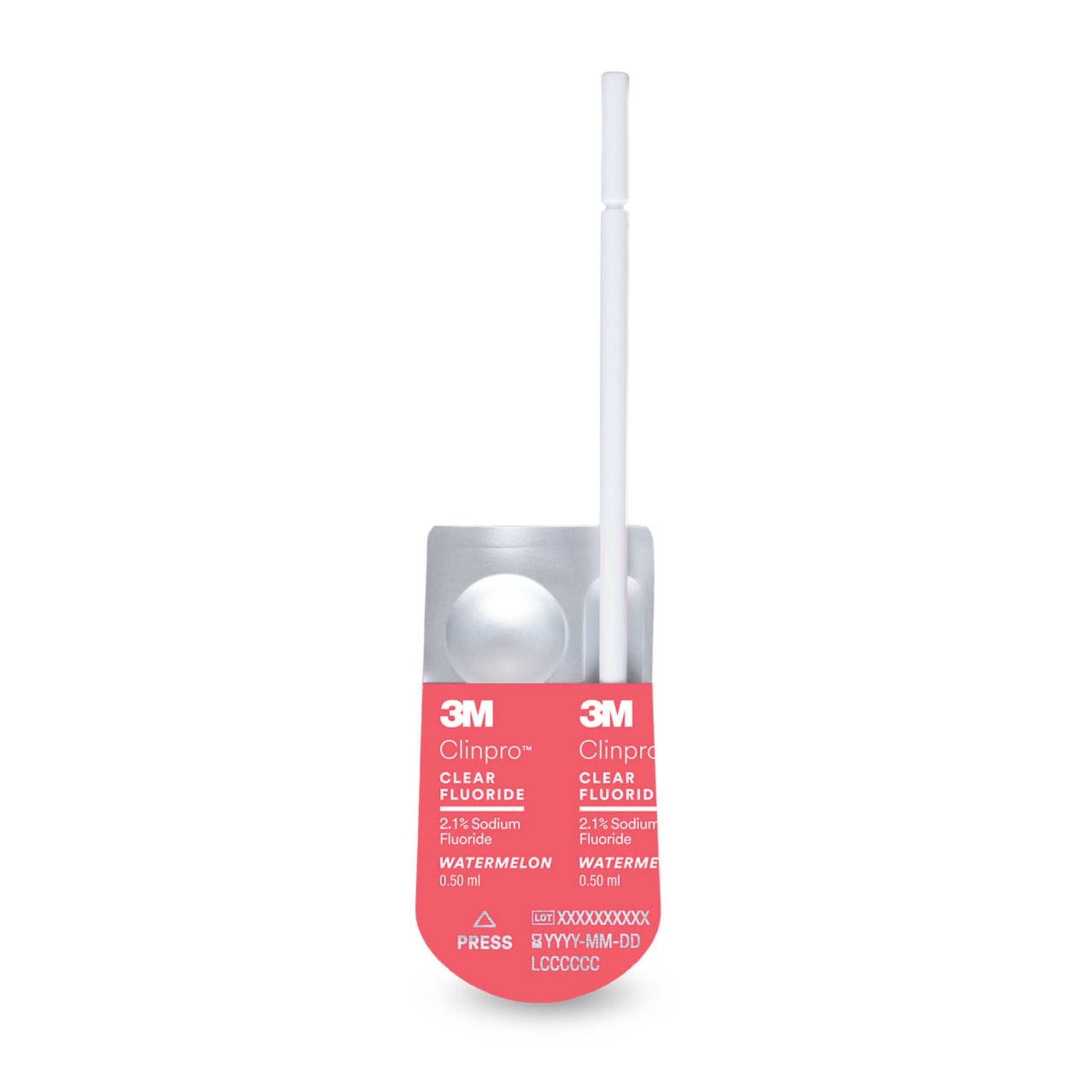 Clinpro Clear fluor 2.1% paletita sabor sandia 0.5ml