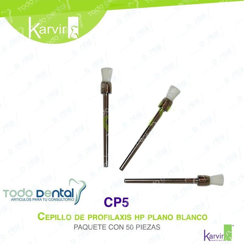 Cepillo hp blanco plano.