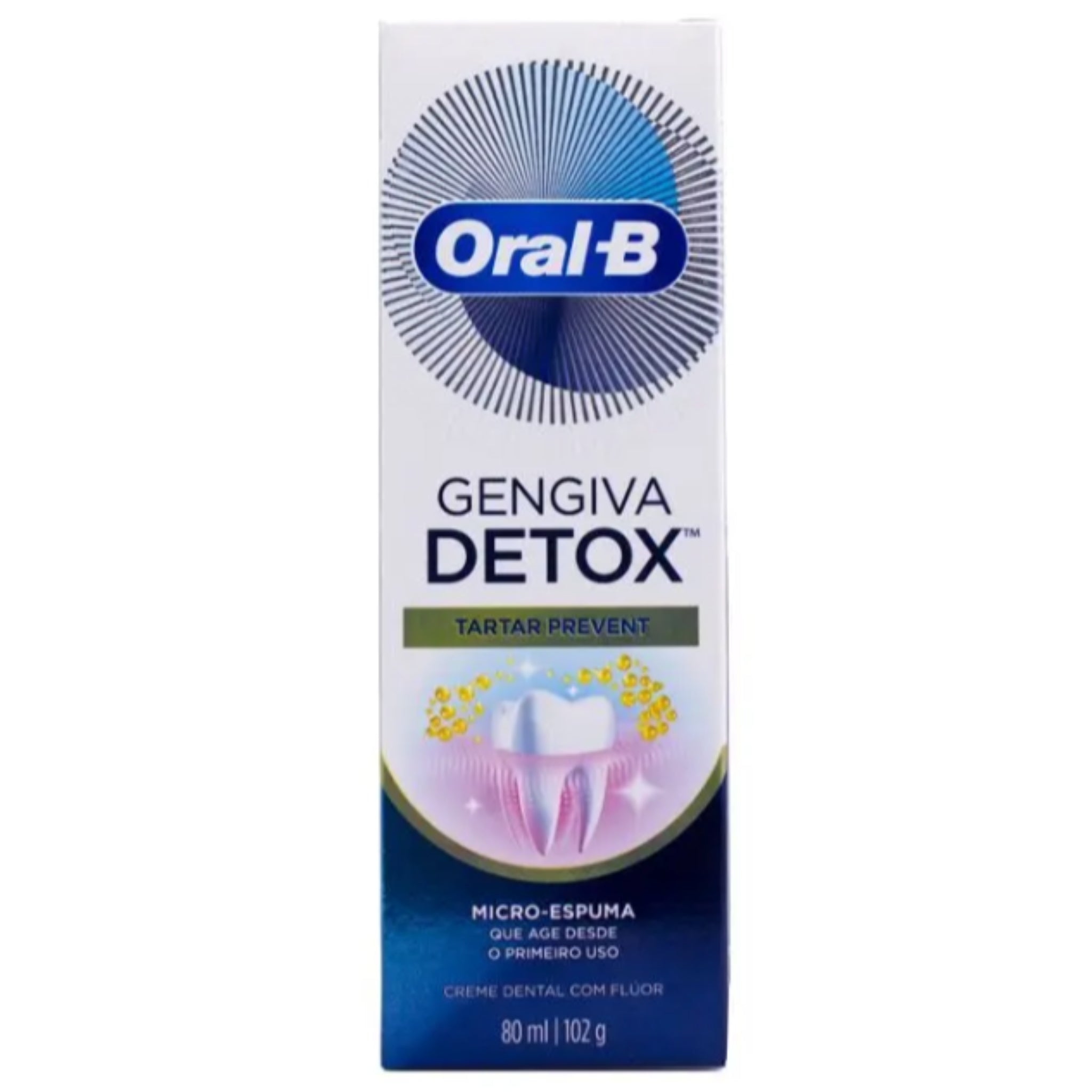 Pasta gengiva detox tartar prevent 80 ml oral-b
