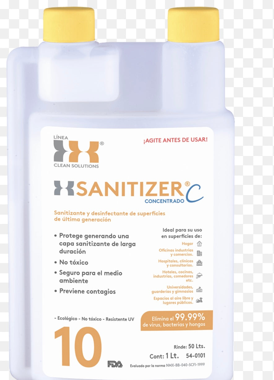 Xsanitizer c, sanitizante y desinfectante de superficies de 1tls