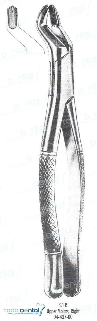Forcep #53r molares - sup arain
