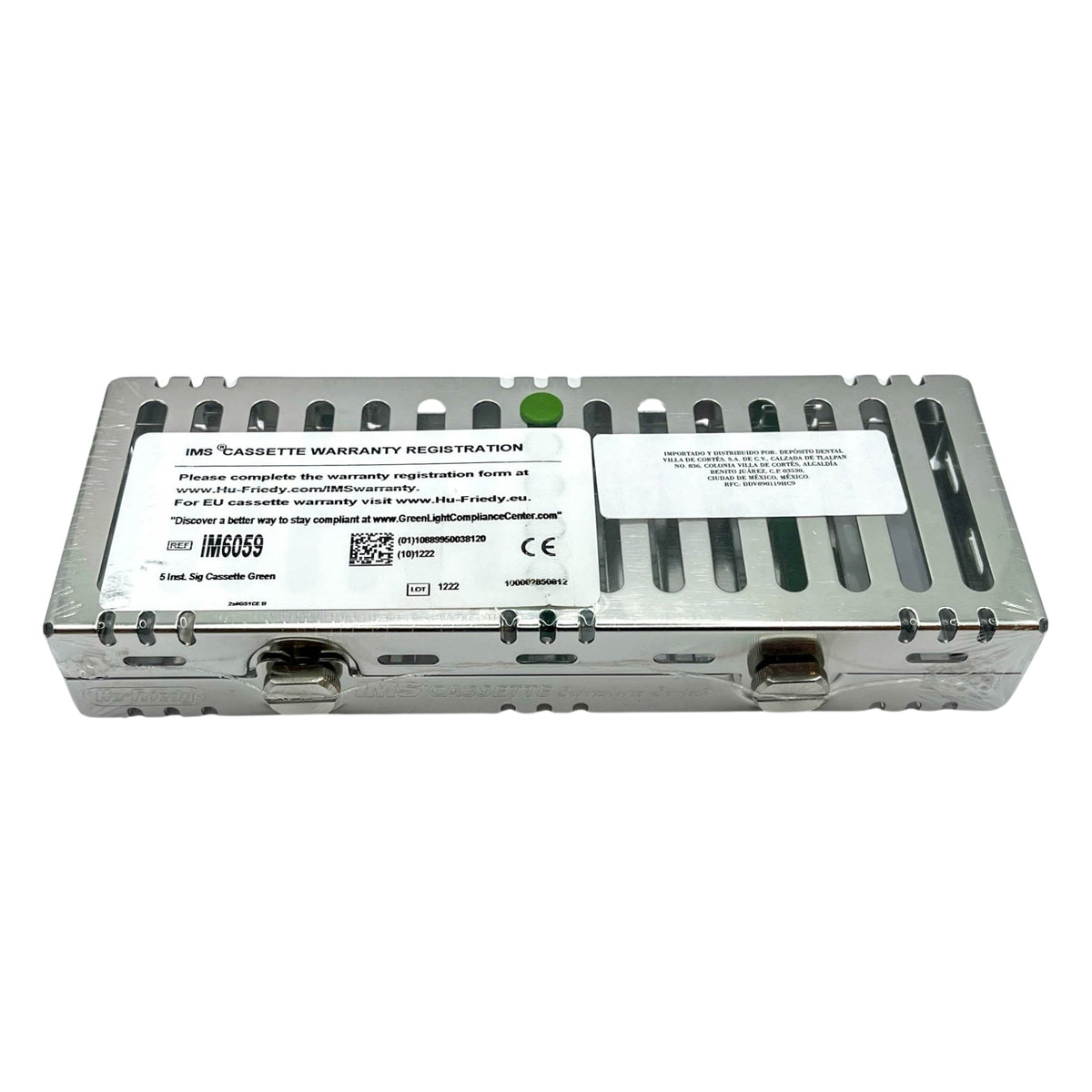 Cassette 5 instrumentos verde hu-friedy
