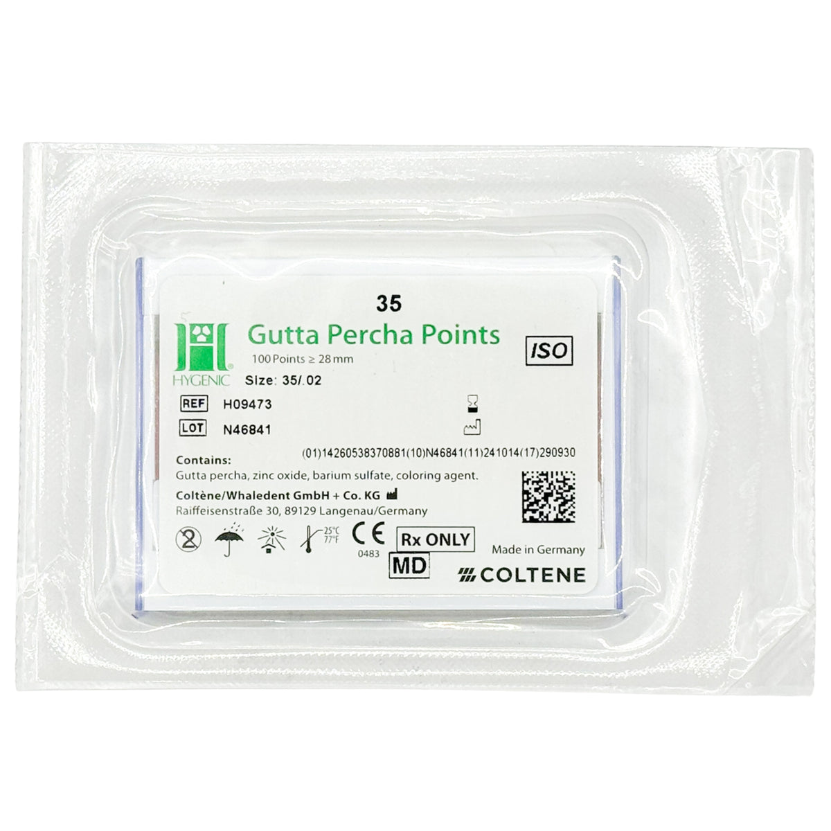 Puntas de gutapercha Hygenic Coltene