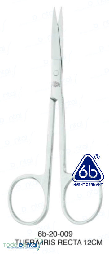 Tijera iris recta 12 cm