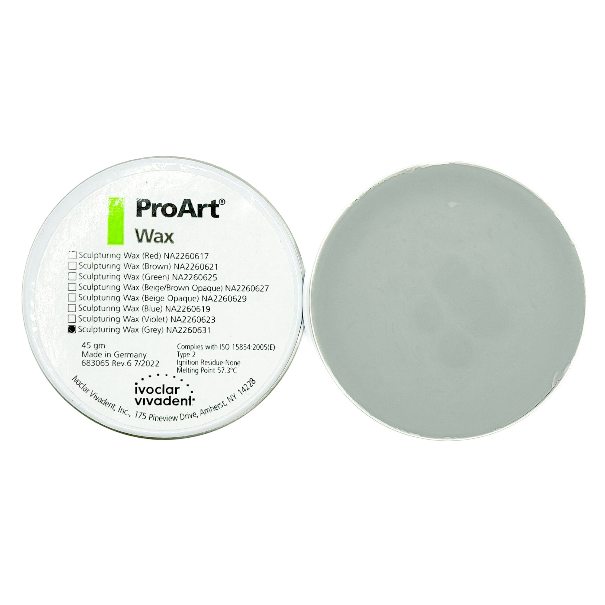 Proart sculpturing wax grey opaque 45 g